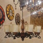 لوستر چوبی و فلزی 8 شعله مدل دزفول - buyluster (1)