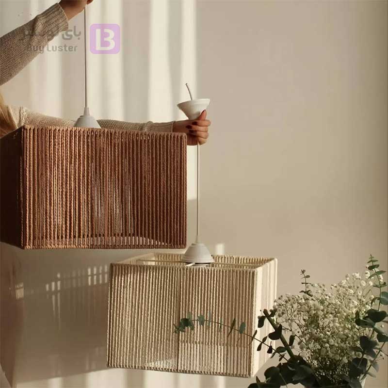 فریم خام مکرومه مدل مربع