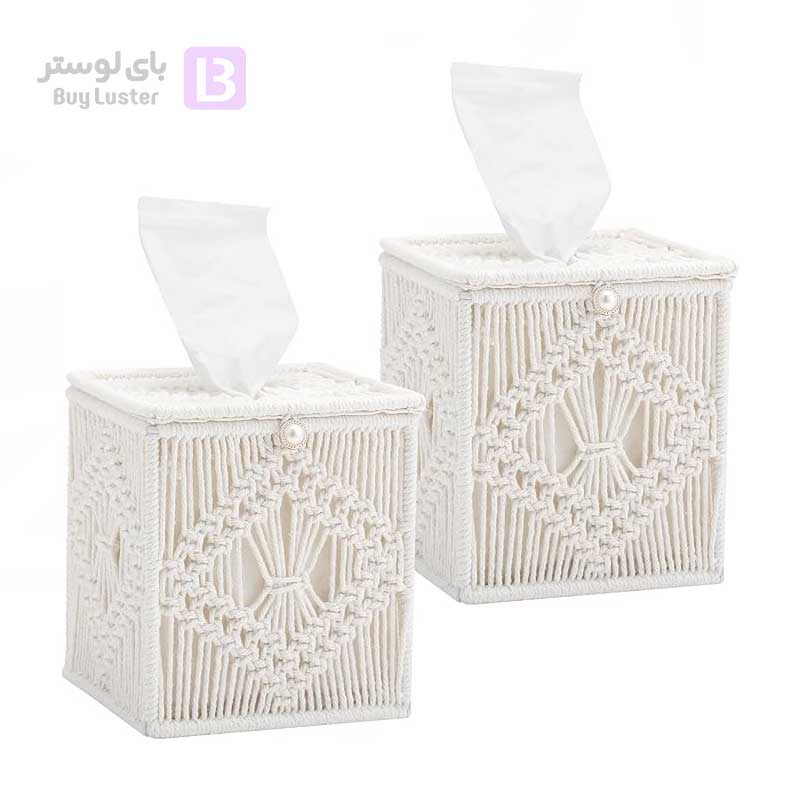 فریم دستمال کاغذی مکعبی درپوشدار