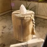 فریم خام دستمال کاغذی استوانه ای درپوش دار