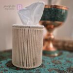 فریم خام دستمال کاغذی استوانه ای درپوش دار