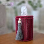 فریم خام دستمال کاغذی استوانه ای درپوش دار