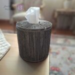 فریم خام دستمال کاغذی استوانه ای درپوش دار